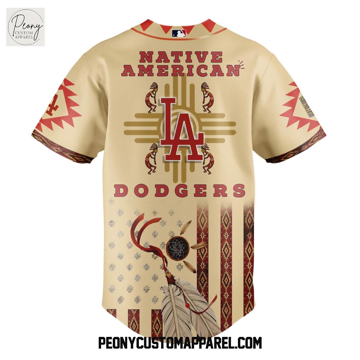 Los Angeles Dodgers x Native American 2025 Baseball Jersey Los Angeles Dodgers x Native American 2025 Baseball Jersey
