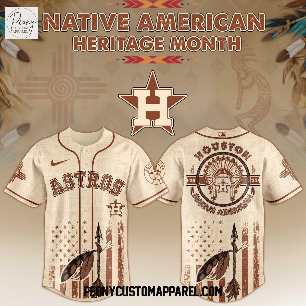 MLB Mix Native American Heritage Month Baseball Jersey MLB Mix Native American Heritage Month Baseball Jersey