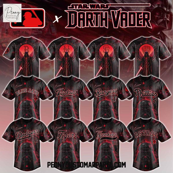 MLB Mix Star Wars Darth Vader 2025 Baseball Jersey