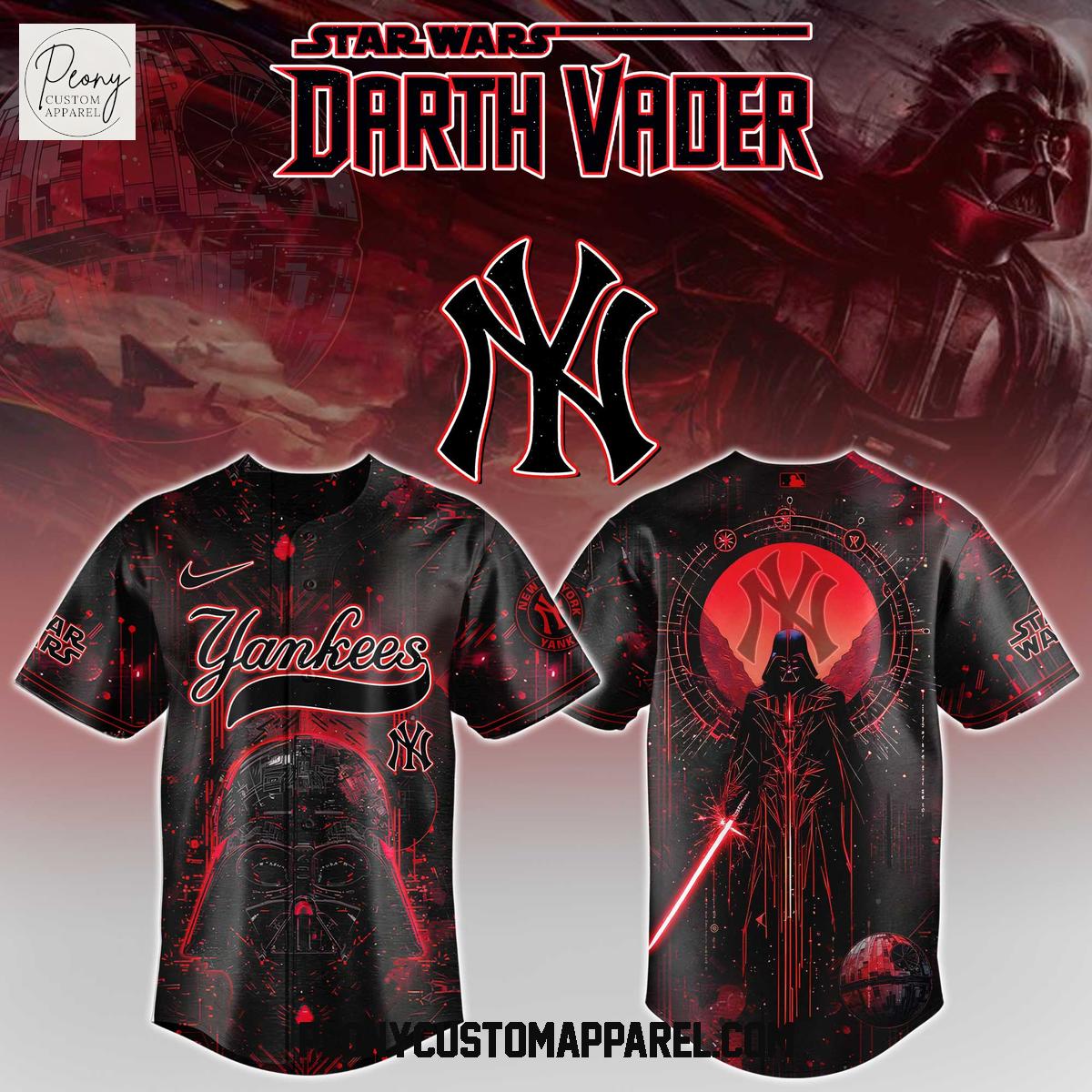 MLB Mix Star Wars Darth Vader 2025 Baseball Jersey MLB Mix Star Wars Darth Vader 2025 Baseball Jersey