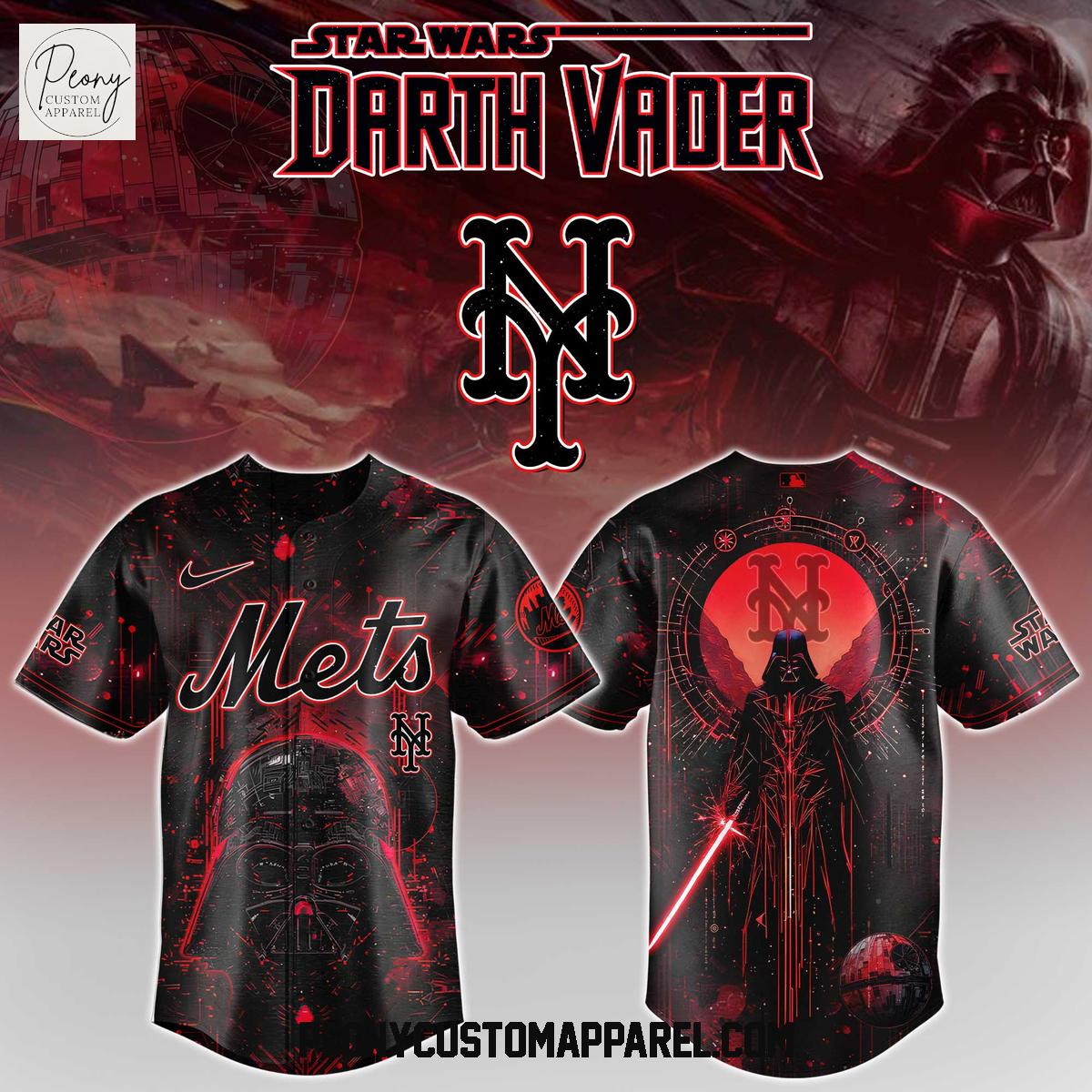 MLB Mix Star Wars Darth Vader 2025 Baseball Jersey MLB Mix Star Wars Darth Vader 2025 Baseball Jersey