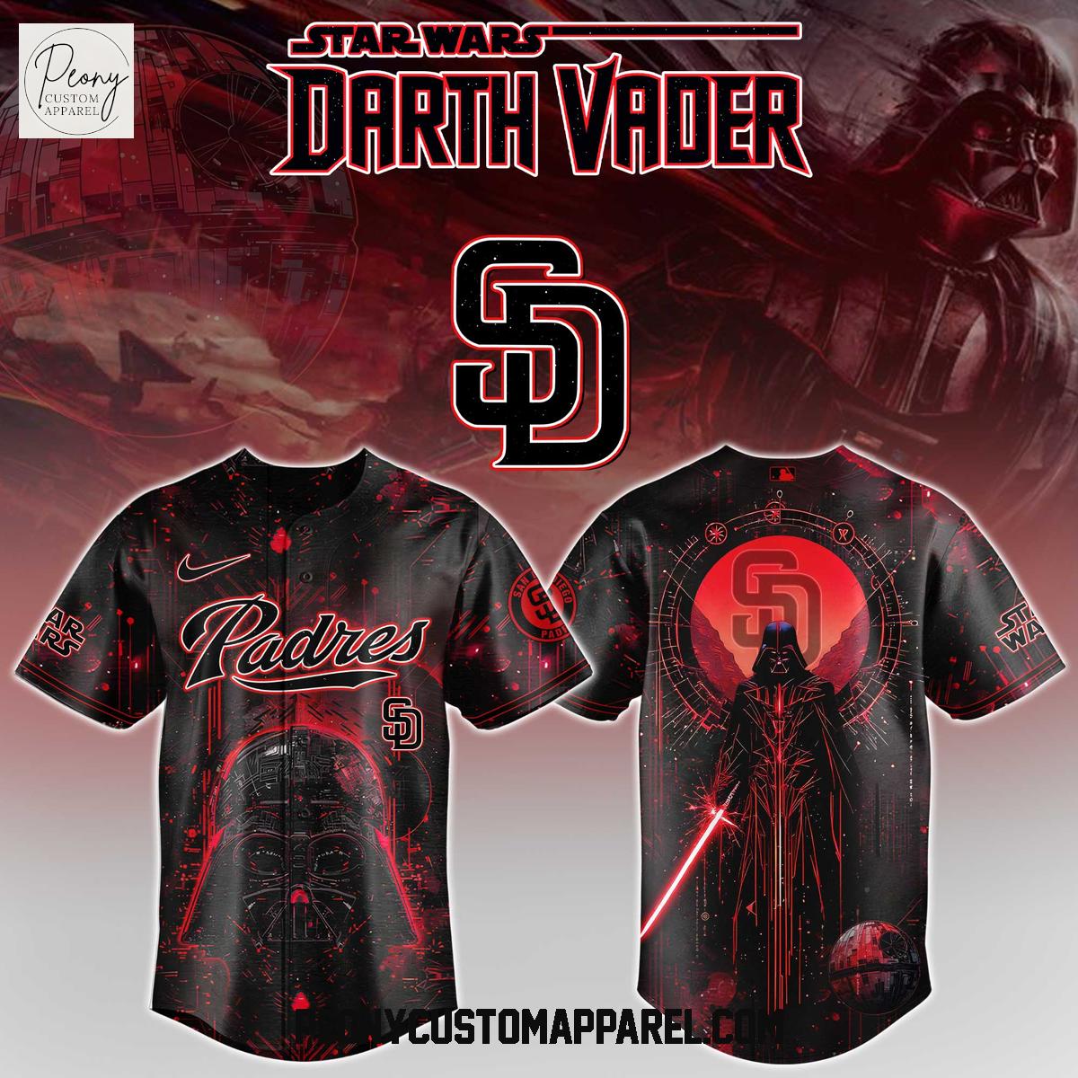 MLB Mix Star Wars Darth Vader 2025 Baseball Jersey MLB Mix Star Wars Darth Vader 2025 Baseball Jersey
