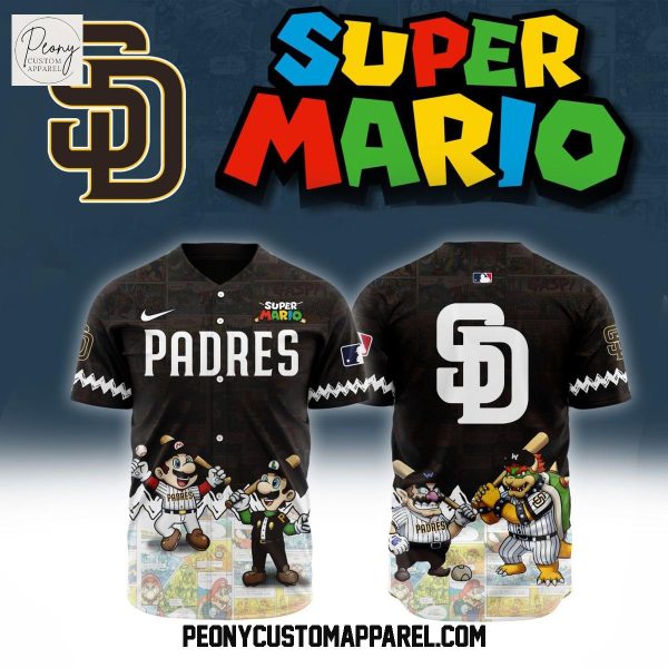 MLB San Diego Padres x Super Mario Baseball Jersey