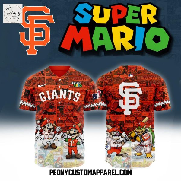MLB San Francisco Giants x Super Mario Baseball Jersey