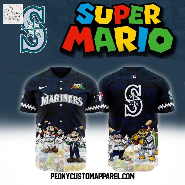 MLB Seattle Mariners x Super Mario Baseball Jersey