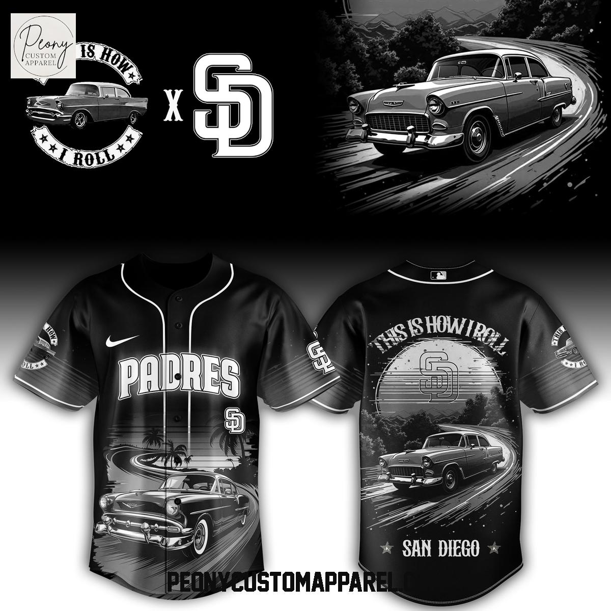 MLB Team x Classic Car Pride Custom Baseball Jersey MLB Team x Classic Car Pride Custom Baseball Jersey