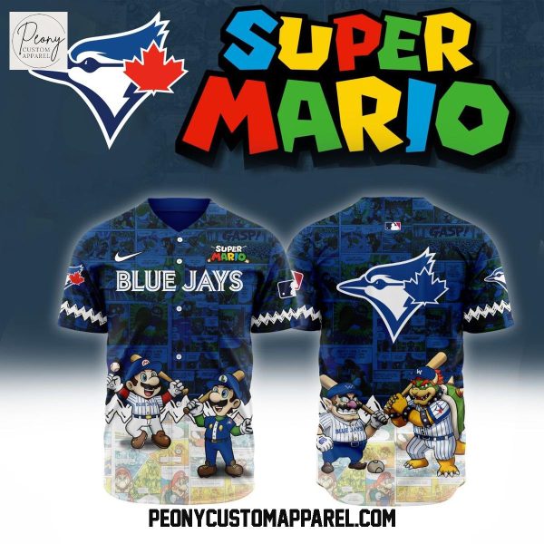 MLB Toronto Blue Jays x Super Mario Baseball Jersey
