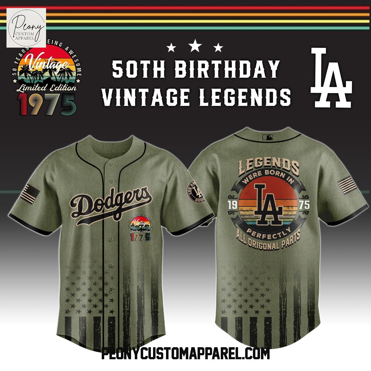MLB x 50 Years Of Being Awesome Vintage Legends 1975 2025 Baseball Jersey MLB x 50 Years Of Being Awesome Vintage Legends 1975 2025 Baseball Jersey