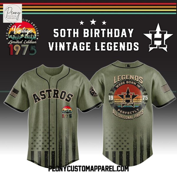 MLB x 50 Years Of Being Awesome Vintage Legends 1975 2025 Baseball Jersey
