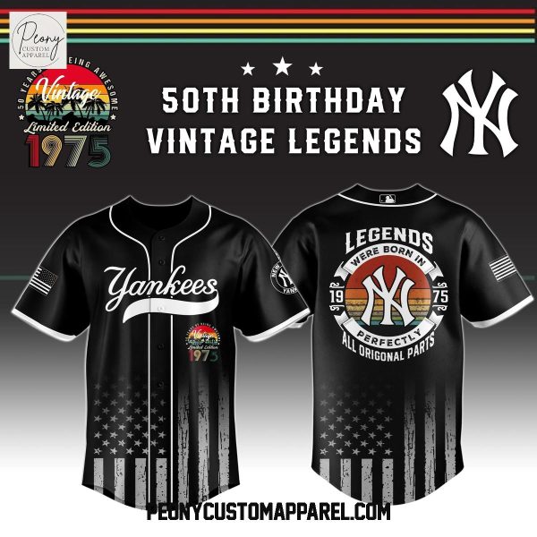 MLB x 50th Anniversary Vintage Legends Baseball Jersey