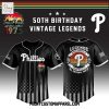 MLB x 50th Anniversary Vintage Legends Baseball Jersey