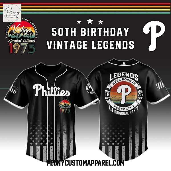 MLB x 50th Anniversary Vintage Legends Baseball Jersey