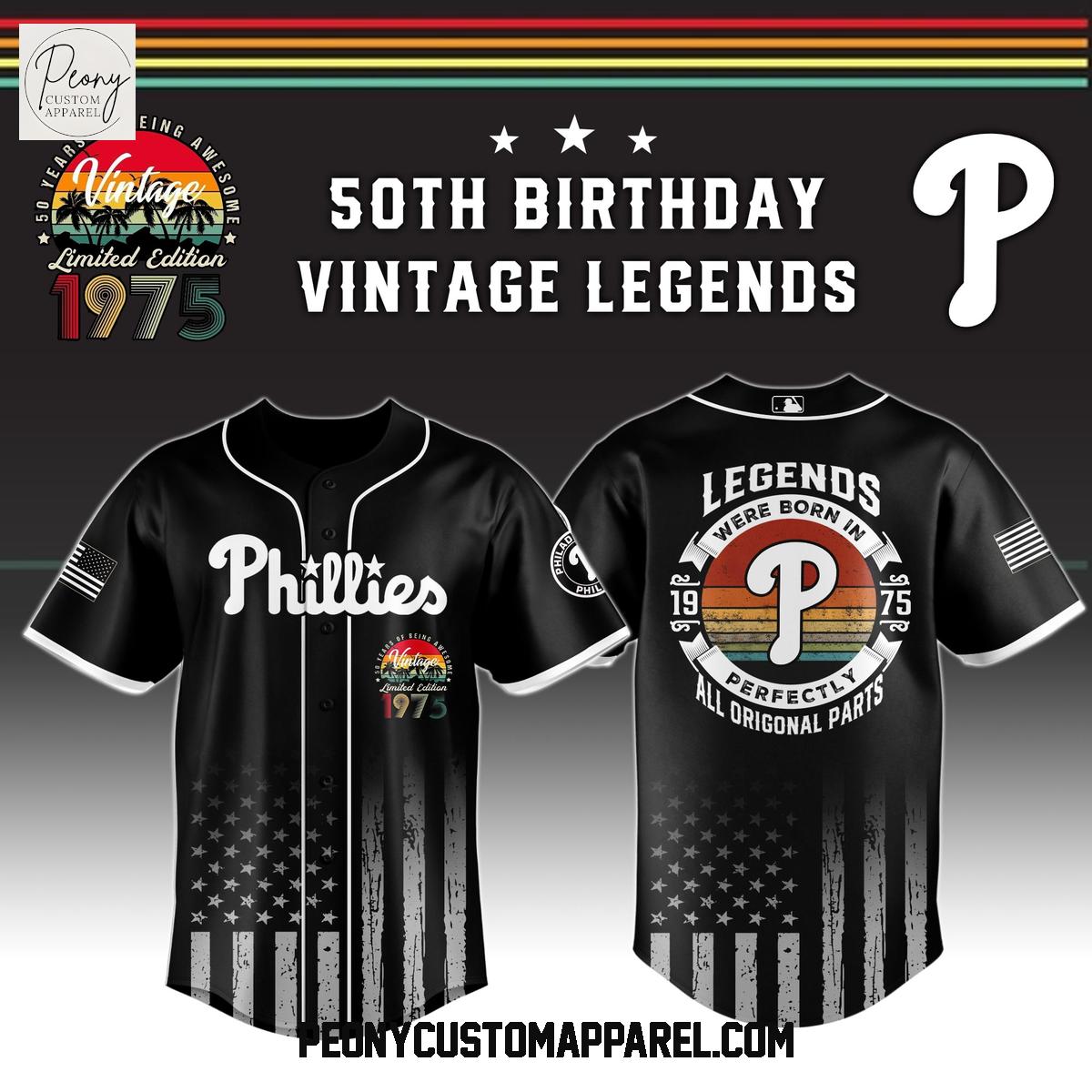 MLB x 50th Anniversary Vintage Legends Baseball Jersey MLB x 50th Anniversary Vintage Legends Baseball Jersey