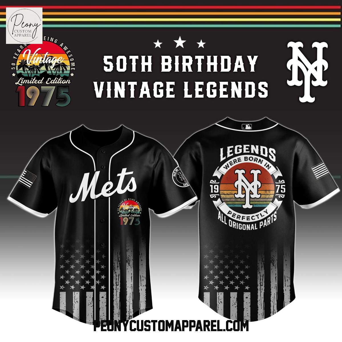 MLB x 50th Anniversary Vintage Legends Baseball Jersey MLB x 50th Anniversary Vintage Legends Baseball Jersey