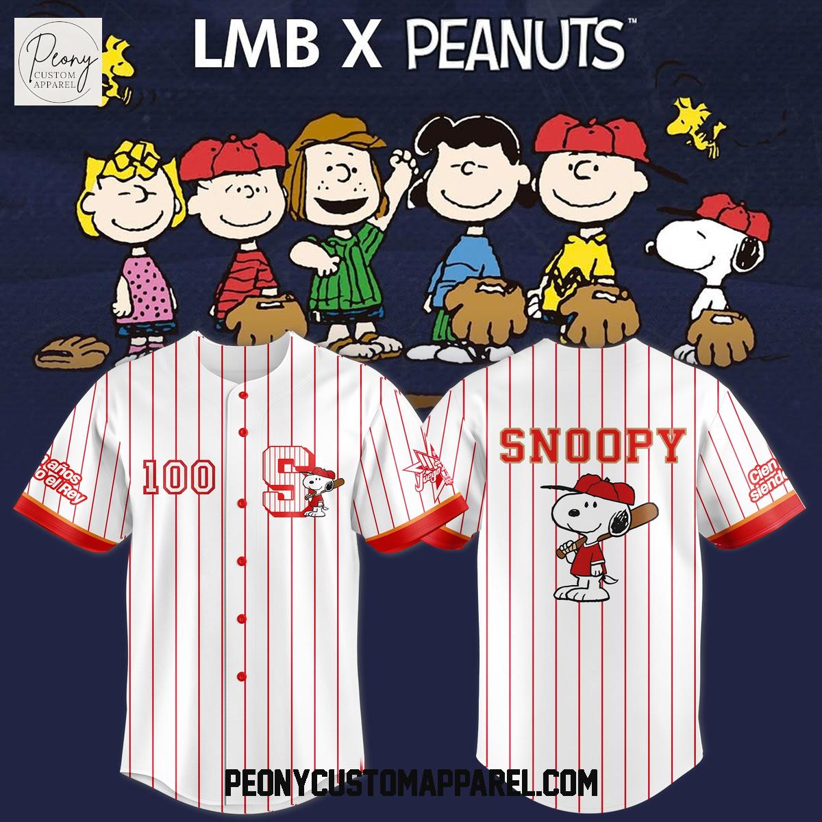 MLB x Peanuts 100th Anniversary 2025 Baseball Jersey MLB x Peanuts 100th Anniversary 2025 Baseball Jersey
