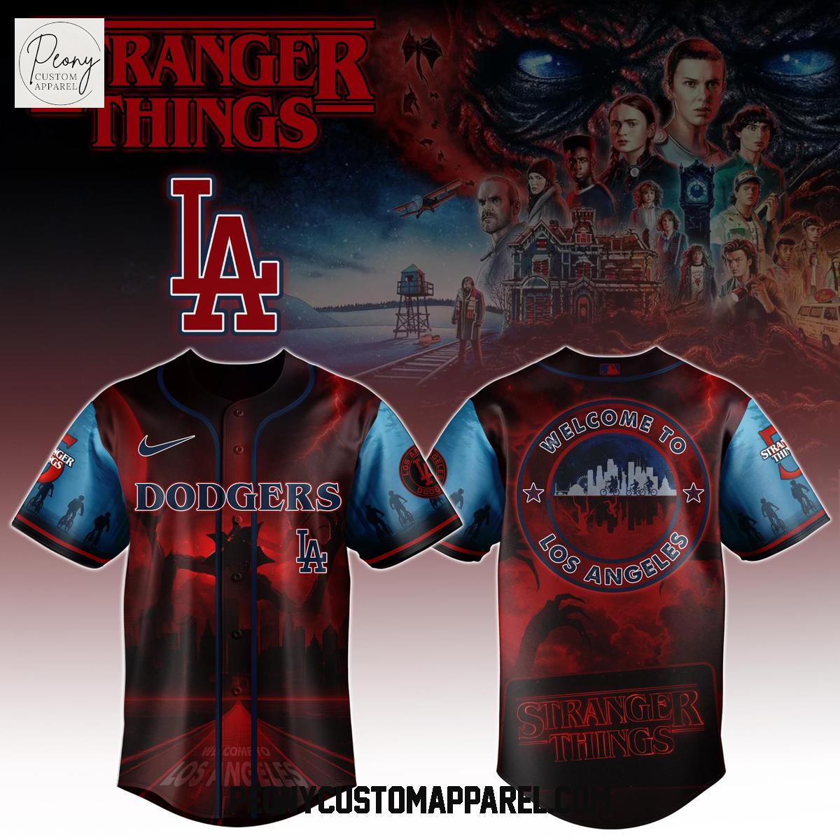 MLB x Stranger Things 5 2025 Baseball Jersey MLB x Stranger Things 5 2025 Baseball Jersey