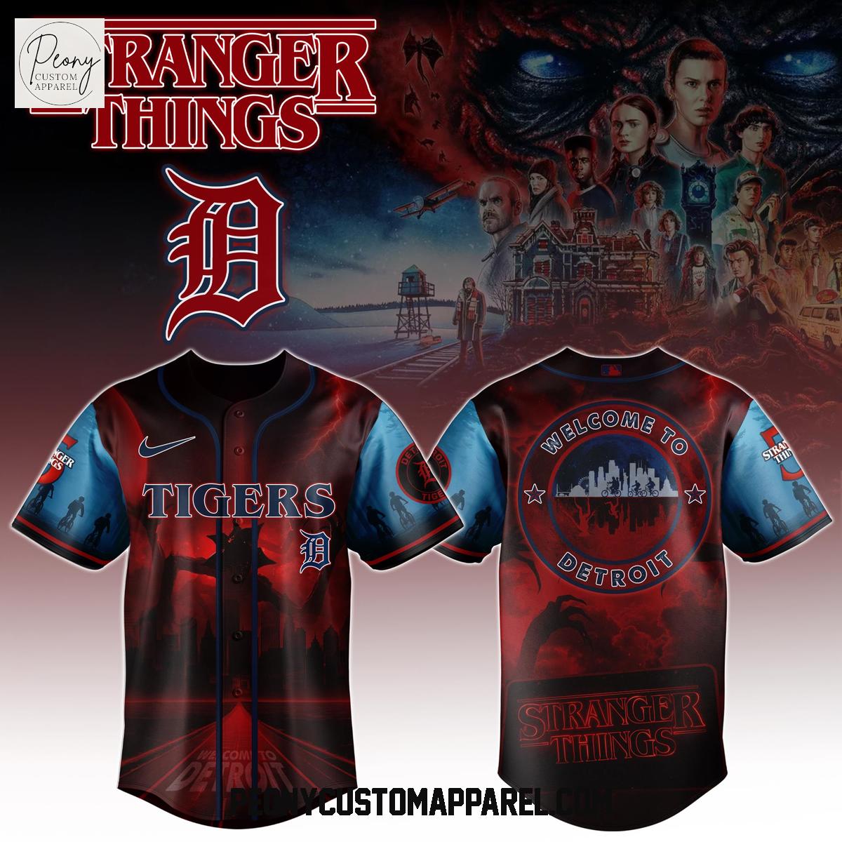MLB x Stranger Things 5 2025 Baseball Jersey MLB x Stranger Things 5 2025 Baseball Jersey