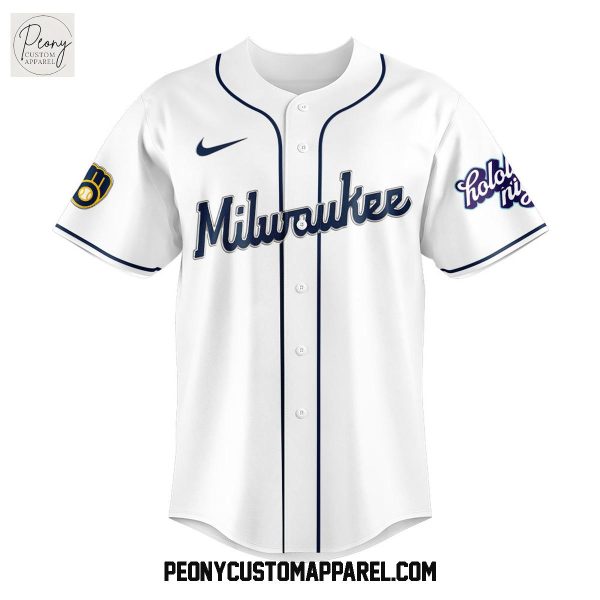 Milwaukee Brewers Hololive Night Collab Baseball Jersey
