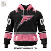 Boston Fleet PWHL Pink Paisley Fights Breast Cancer Hoodie Shirt