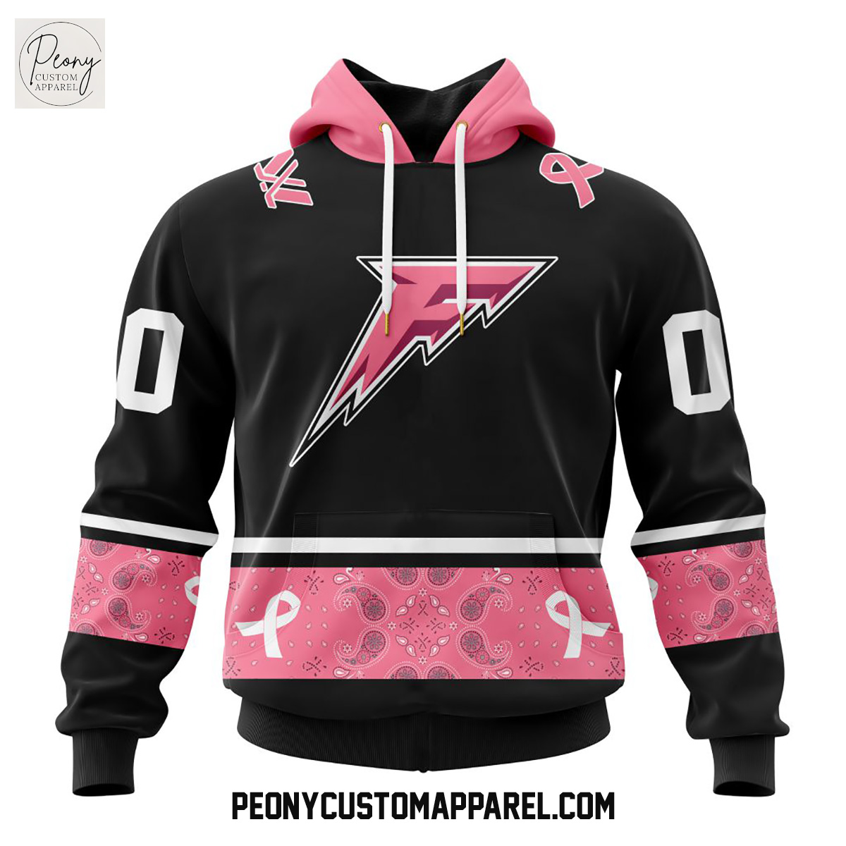 Minnesota Frost PWHL Pink Paisley Fights Breast Cancer Hoodie Shirt Minnesota Frost PWHL Pink Paisley Fights Breast Cancer Hoodie Shirt