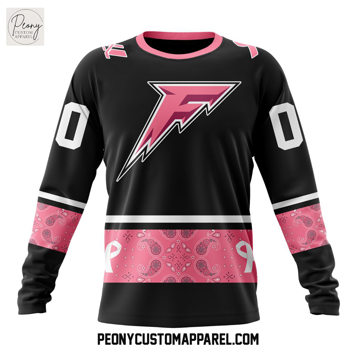 Minnesota Frost PWHL Pink Paisley Fights Breast Cancer Hoodie Shirt Minnesota Frost PWHL Pink Paisley Fights Breast Cancer Hoodie Shirt