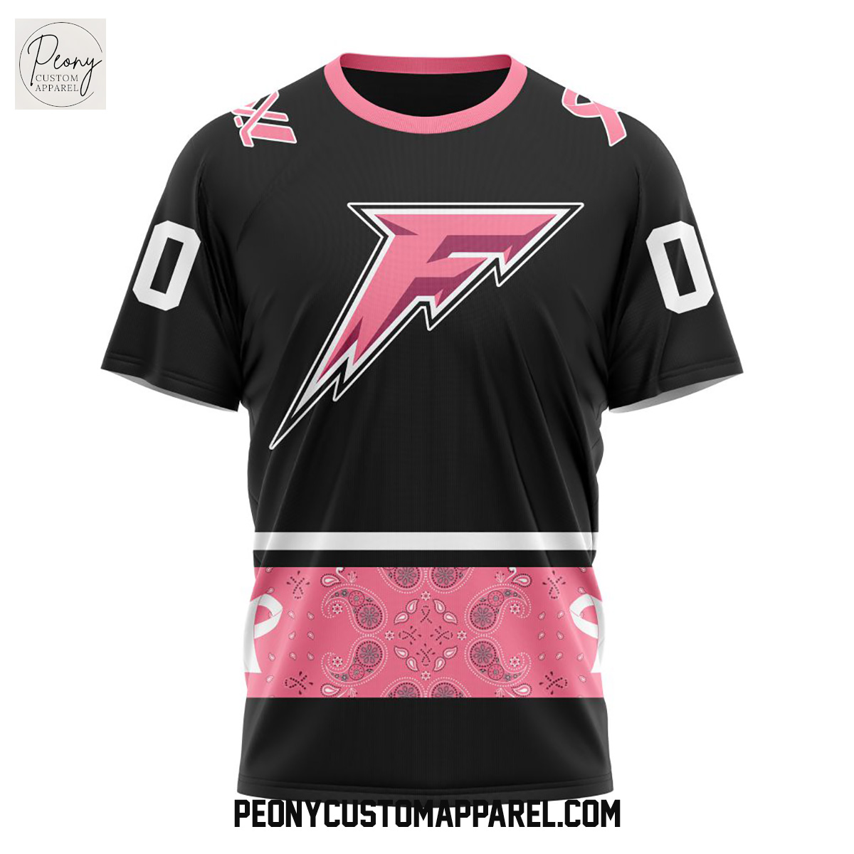 Minnesota Frost PWHL Pink Paisley Fights Breast Cancer Hoodie Shirt Minnesota Frost PWHL Pink Paisley Fights Breast Cancer Hoodie Shirt
