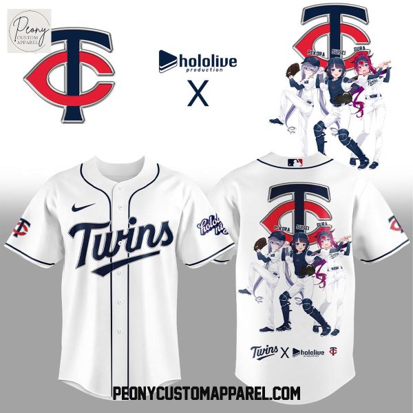 Minnesota Twins Hololive Night Collab Baseball Jersey