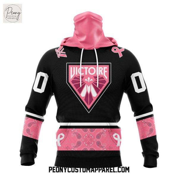 Montreal Victoire PWHL Pink Paisley Fights Breast Cancer Hoodie Shirt