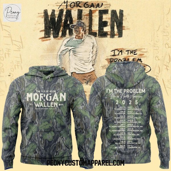 Morgan Wallen x Houston Texans Tour 2025 Camo Hoodie T Shirt
