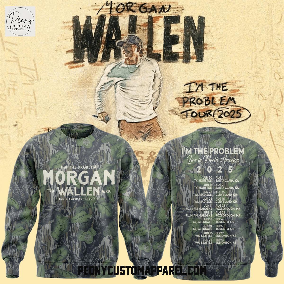 Morgan Wallen x Houston Texans Tour 2025 Camo Hoodie T Shirt Morgan Wallen x Houston Texans Tour 2025 Camo Hoodie T Shirt