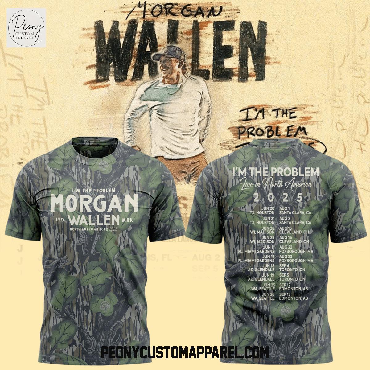 Morgan Wallen x Houston Texans Tour 2025 Camo Hoodie T Shirt Morgan Wallen x Houston Texans Tour 2025 Camo Hoodie T Shirt