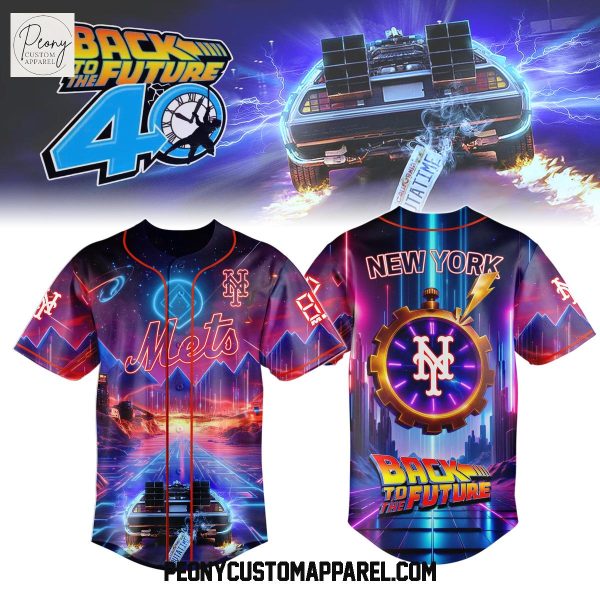 New York Mets x Back To The Future 2025 Baseball Jersey