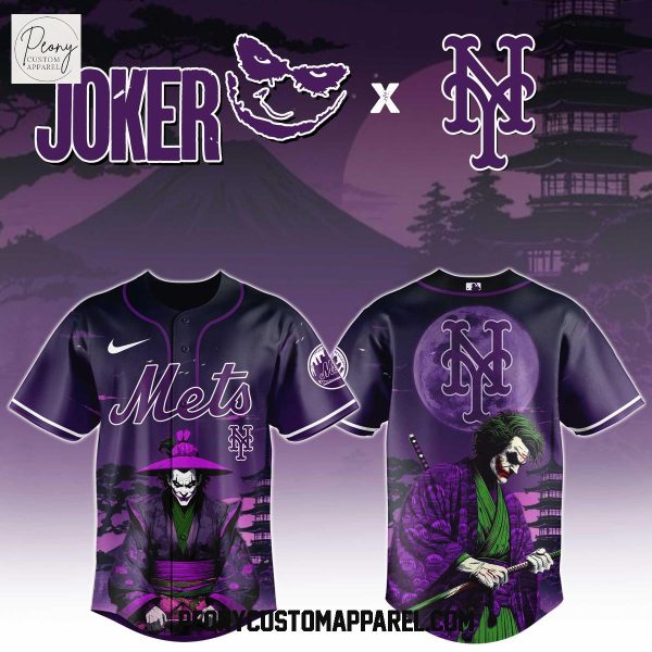 New York Mets x DC Joker 2025 Baseball Jersey