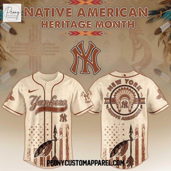 New York Yankees x Native American 2025 Baseball Jersey