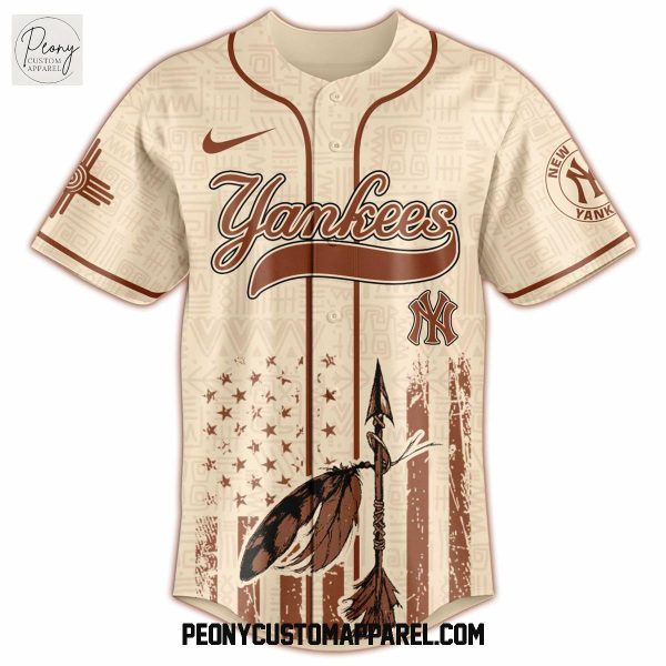 New York Yankees x Native American 2025 Baseball Jersey