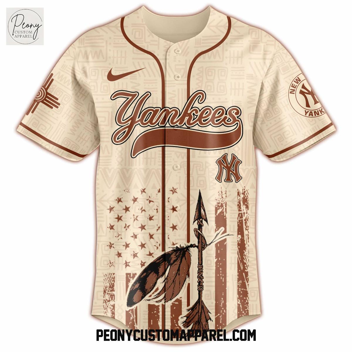 New York Yankees x Native American 2025 Baseball Jersey New York Yankees x Native American 2025 Baseball Jersey