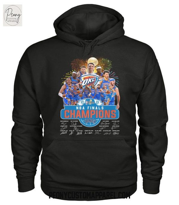 Oklahoma City Thunder NBA Finals Champions 2025 T Shirt
