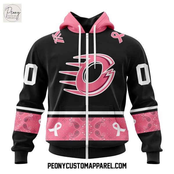 Ottawa Charge PWHL Pink Paisley Fights Breast Cancer Hoodie Shirt