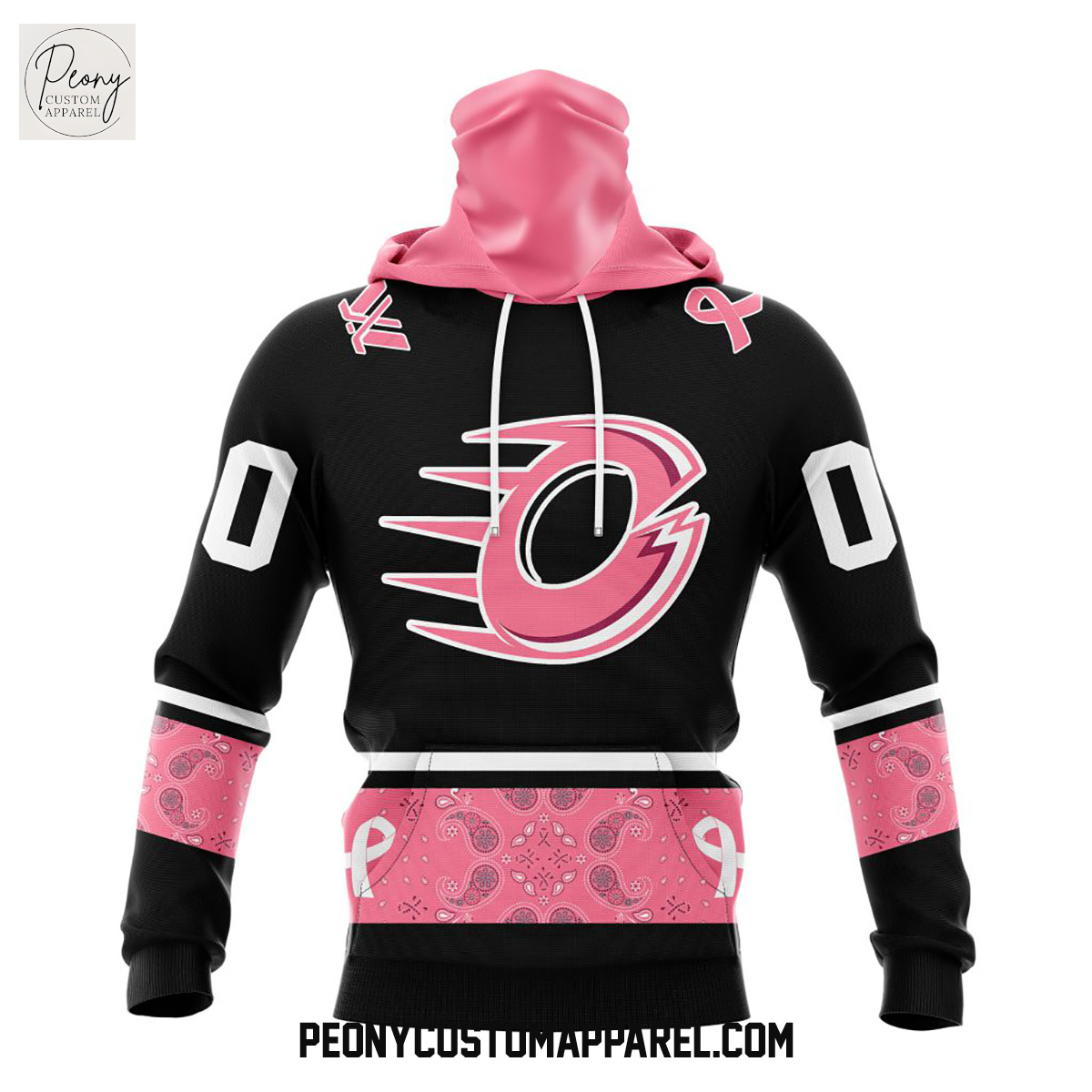 Ottawa Charge PWHL Pink Paisley Fights Breast Cancer Hoodie Shirt Ottawa Charge PWHL Pink Paisley Fights Breast Cancer Hoodie Shirt