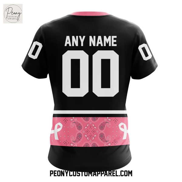 Ottawa Charge PWHL Pink Paisley Fights Breast Cancer Hoodie Shirt