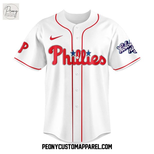 Philadelphia Phillies Hololive Night Collab Baseball Jersey