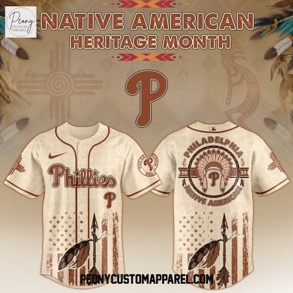 Philadelphia Phillies x Native American 2025 Baseball Jersey