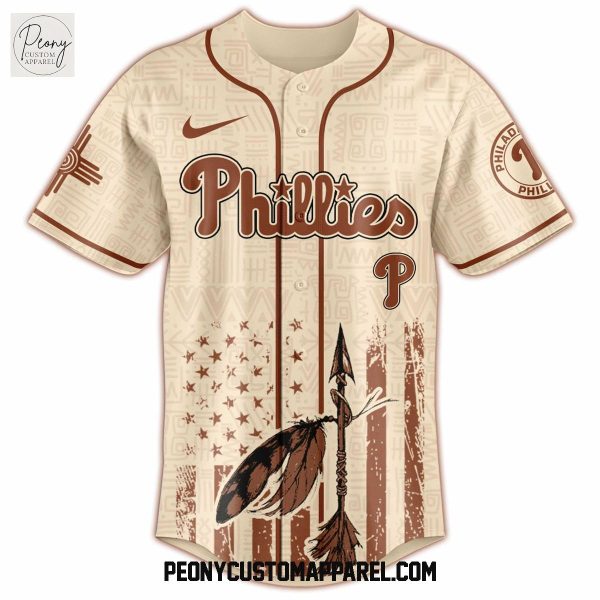 Philadelphia Phillies x Native American 2025 Baseball Jersey