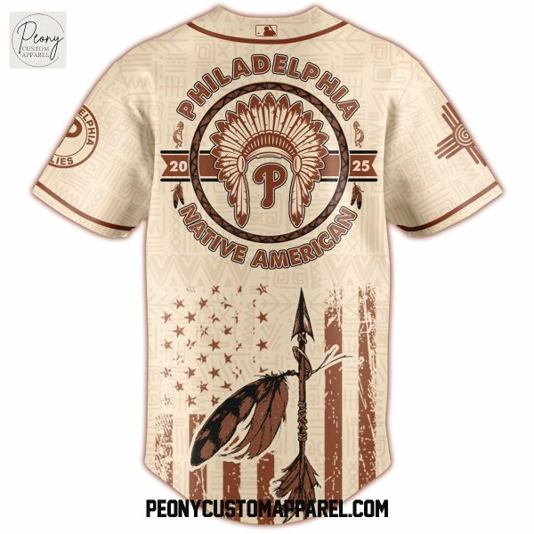 Philadelphia Phillies x Native American 2025 Baseball Jersey
