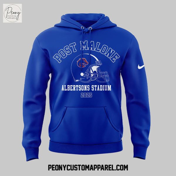 Post Malone x Boise State Broncos Albertsons Stadium 2025 Hoodie Shirt