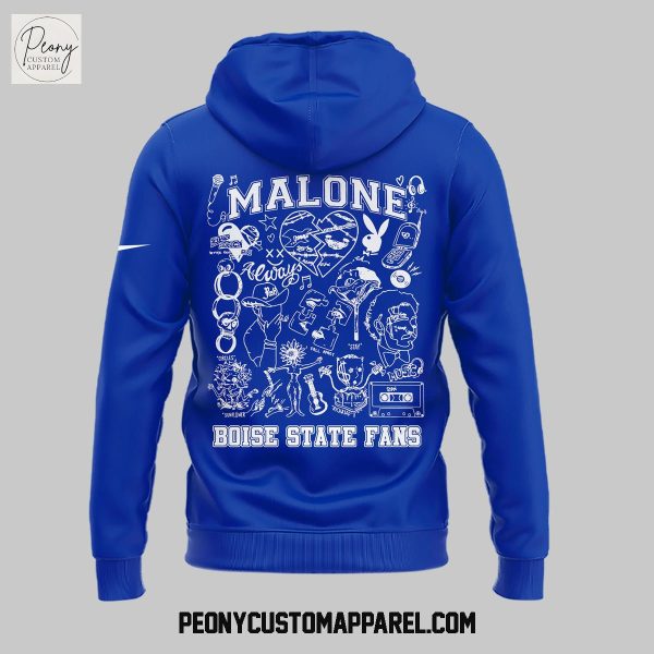 Post Malone x Boise State Broncos Albertsons Stadium 2025 Hoodie Shirt