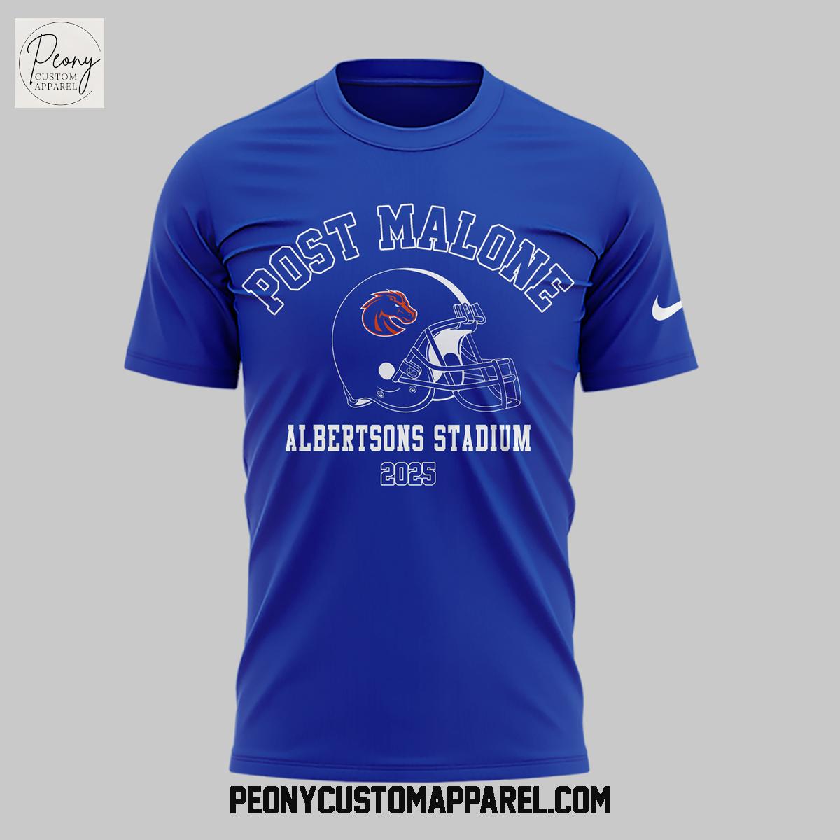 Post Malone x Boise State Broncos Albertsons Stadium 2025 Hoodie Shirt Post Malone x Boise State Broncos Albertsons Stadium 2025 Hoodie Shirt