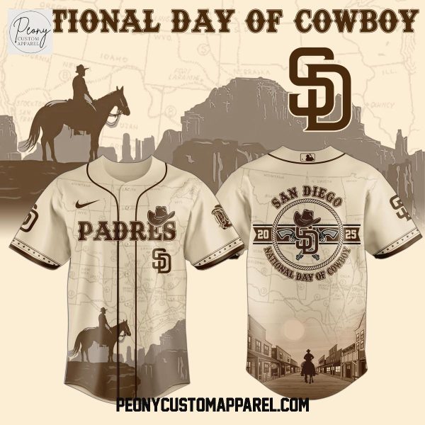 San Diego Padres MLB x National Day Of Cowboys Baseball Jersey