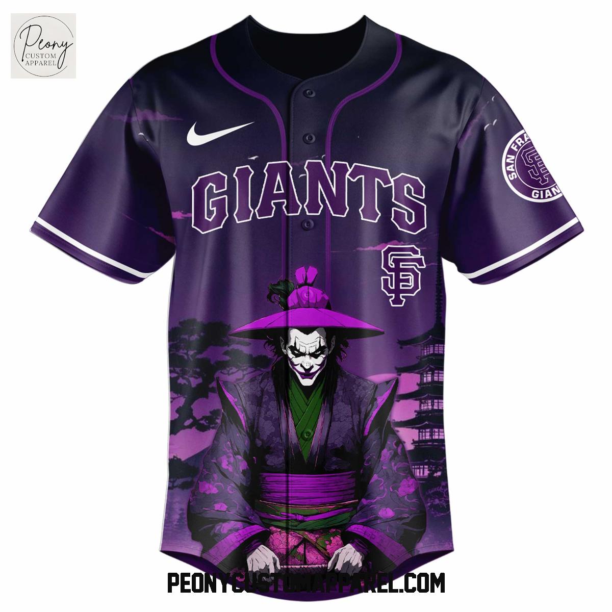 San Francisco Giants x DC Joker 2025 Baseball Jersey San Francisco Giants x DC Joker 2025 Baseball Jersey