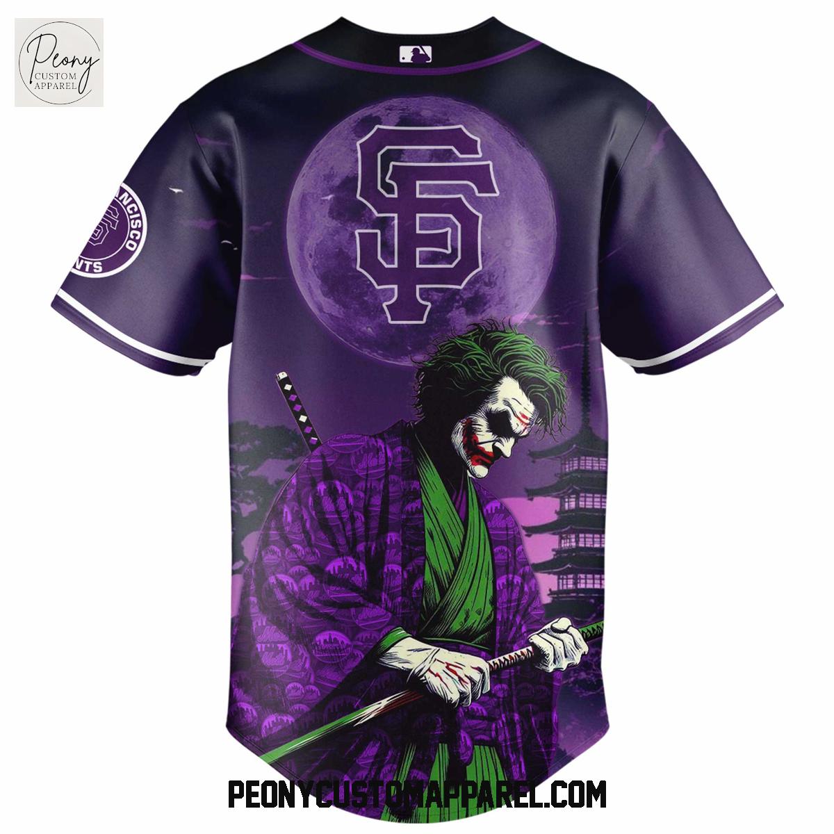 San Francisco Giants x DC Joker 2025 Baseball Jersey San Francisco Giants x DC Joker 2025 Baseball Jersey